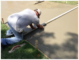 Concrete driveway repair in Arlington, TX.