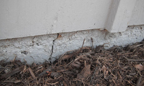 Cracks found in slabs can create foundation repair issues.