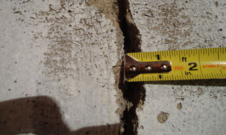 Measuring Foundation Crack