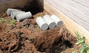 HD's Slab Foundation Repair Process Underway