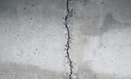 Foundation crack damage