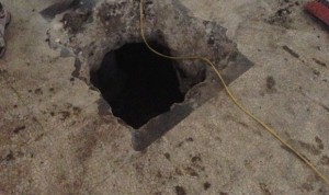 When foundation upheaval occurs in a concrete slab foundation, serious damage occurs.