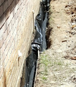 Install a French drain in Dallas, Fort Worth TX