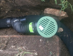 Home drainage correction