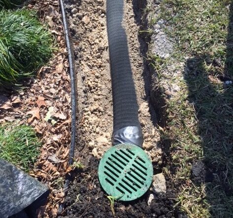 Backyard flooding sump pump