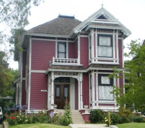 photo of home with watered foundation