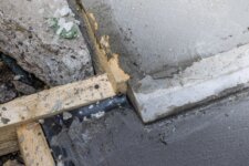 area of slab foundation that need fixing